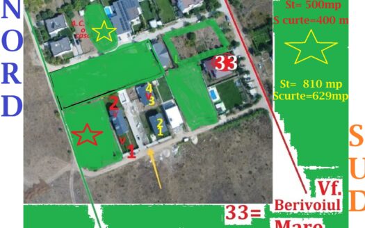 Teren cu PUD -Varful Berivoiul Mare=comunitatea de case, Cartierul Padurea Baneasa