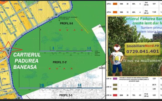 Terenuri Piscul Pietrei, Cartierul Padurea Baneasa