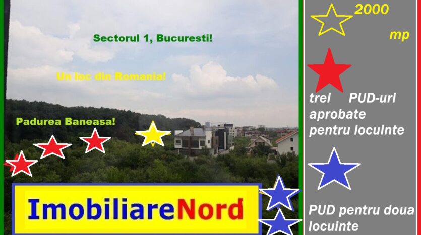 TERENURI DE CINCI STELE IN CARTIERUL PADUREA BANEASA